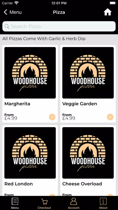 Woodhouse Pizza Screenshots
