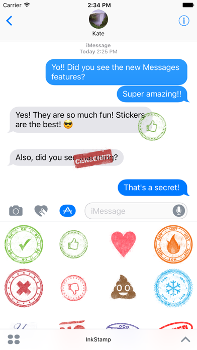 Ink Stamp - Rubber Stamp Stickers Screenshots