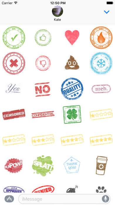 Ink Stamp - Rubber Stamp Stickers Screenshots