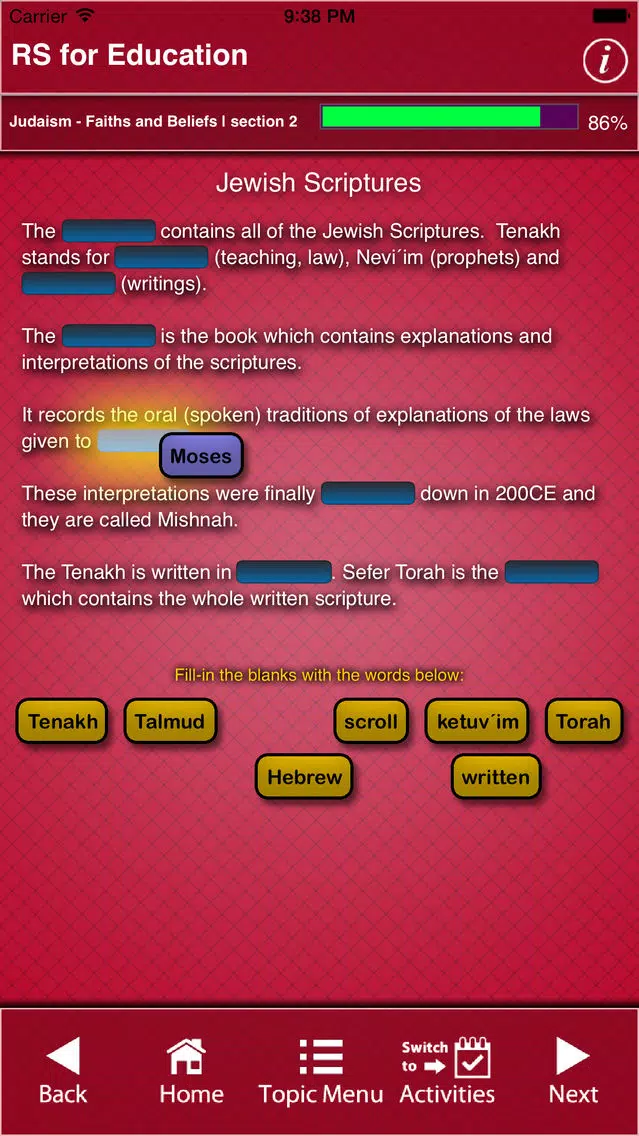 Religious Studies - for GCSE Screenshots