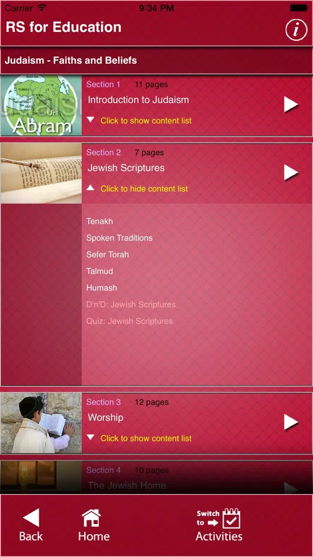Religious Studies - for GCSE Screenshots
