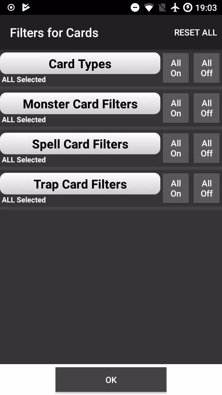 Database for Yugioh Cards Screenshots