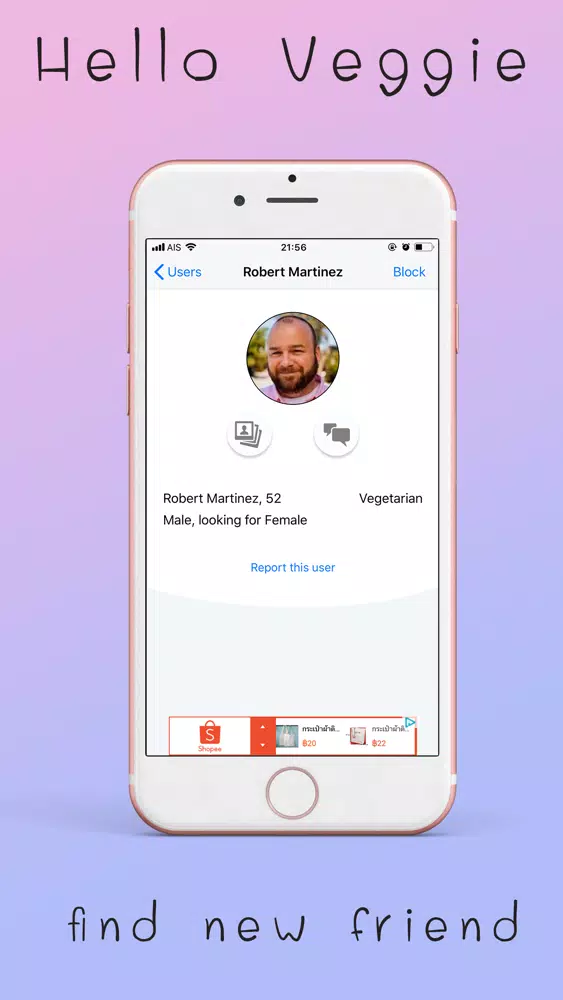 Hello Veggie : Vegan Dating Screenshots