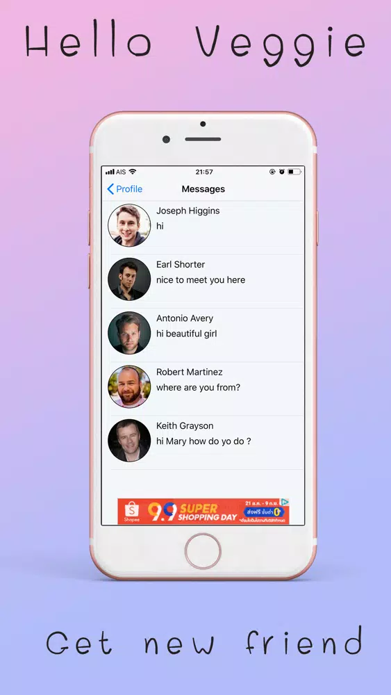 Hello Veggie : Vegan Dating Screenshots