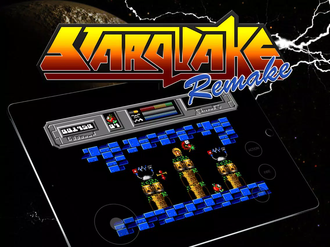 Ảnh chụp màn hình của Starquake Remake with Ads iPad 