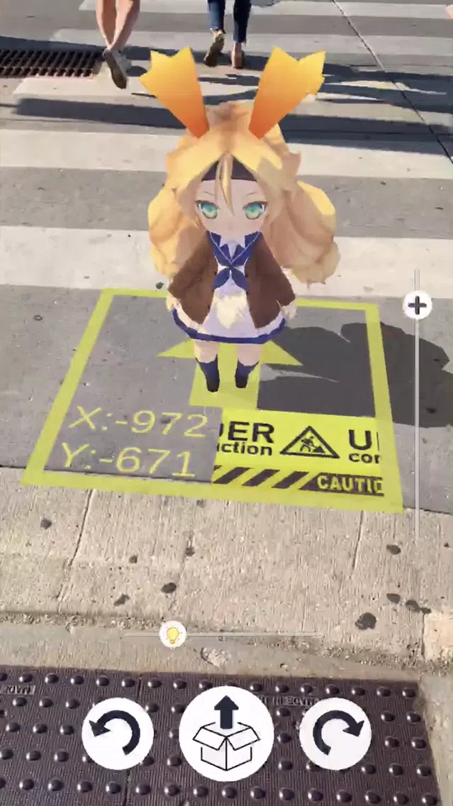Unity Chan AR Screenshots