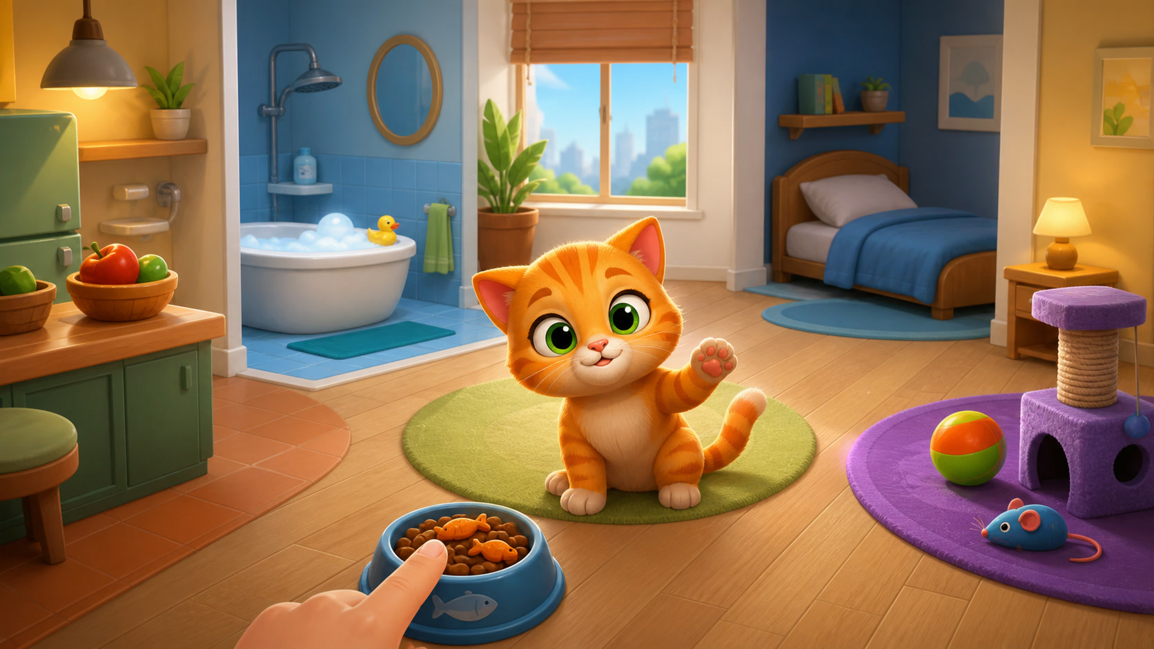 My Talking Tom core gameplay concept