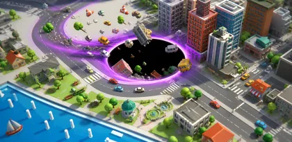 Hole.io Review: A Fast Casual Game About Growing Large Enough to Swallow the Map