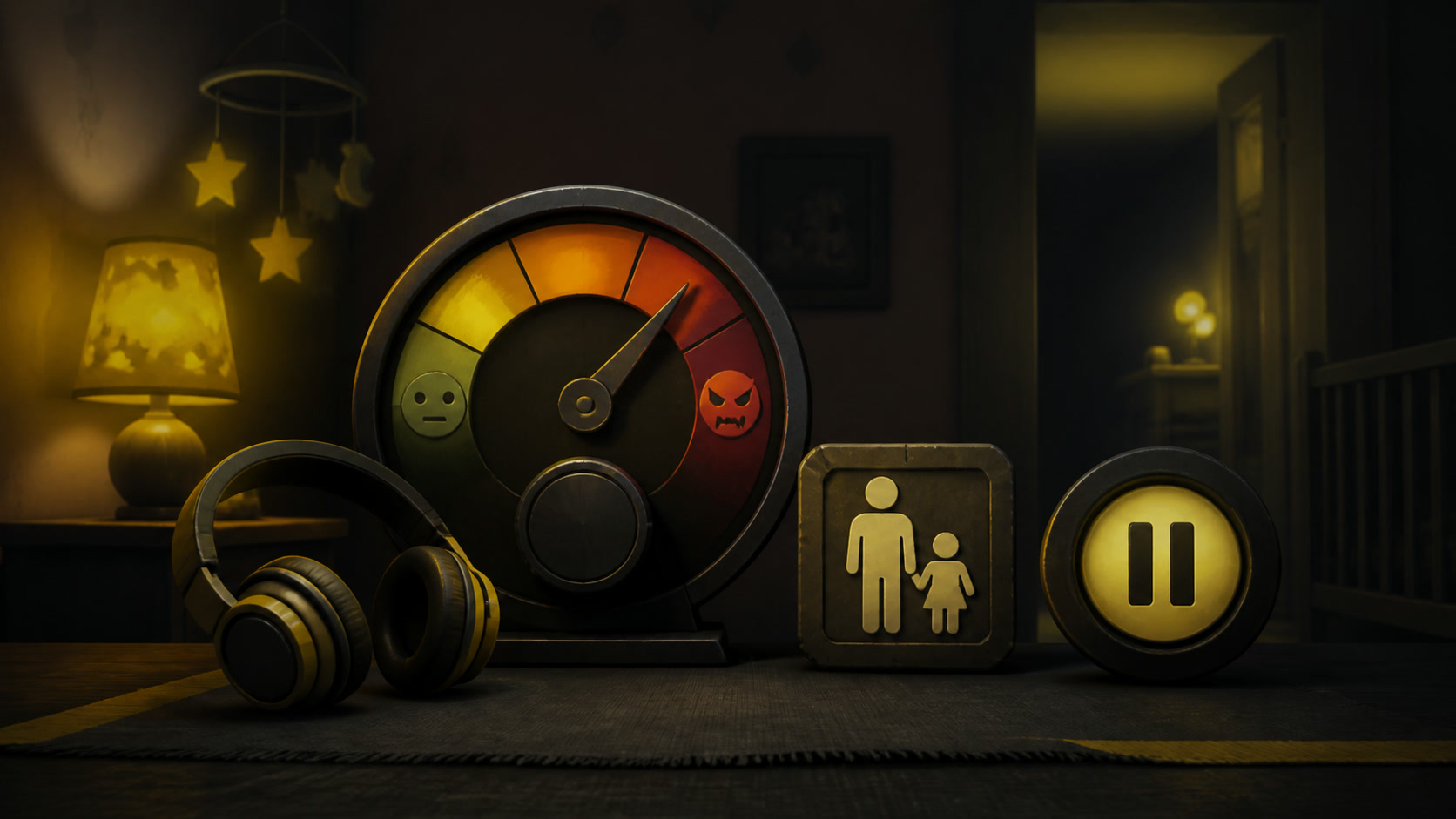 The Baby In Yellow player checklist concept