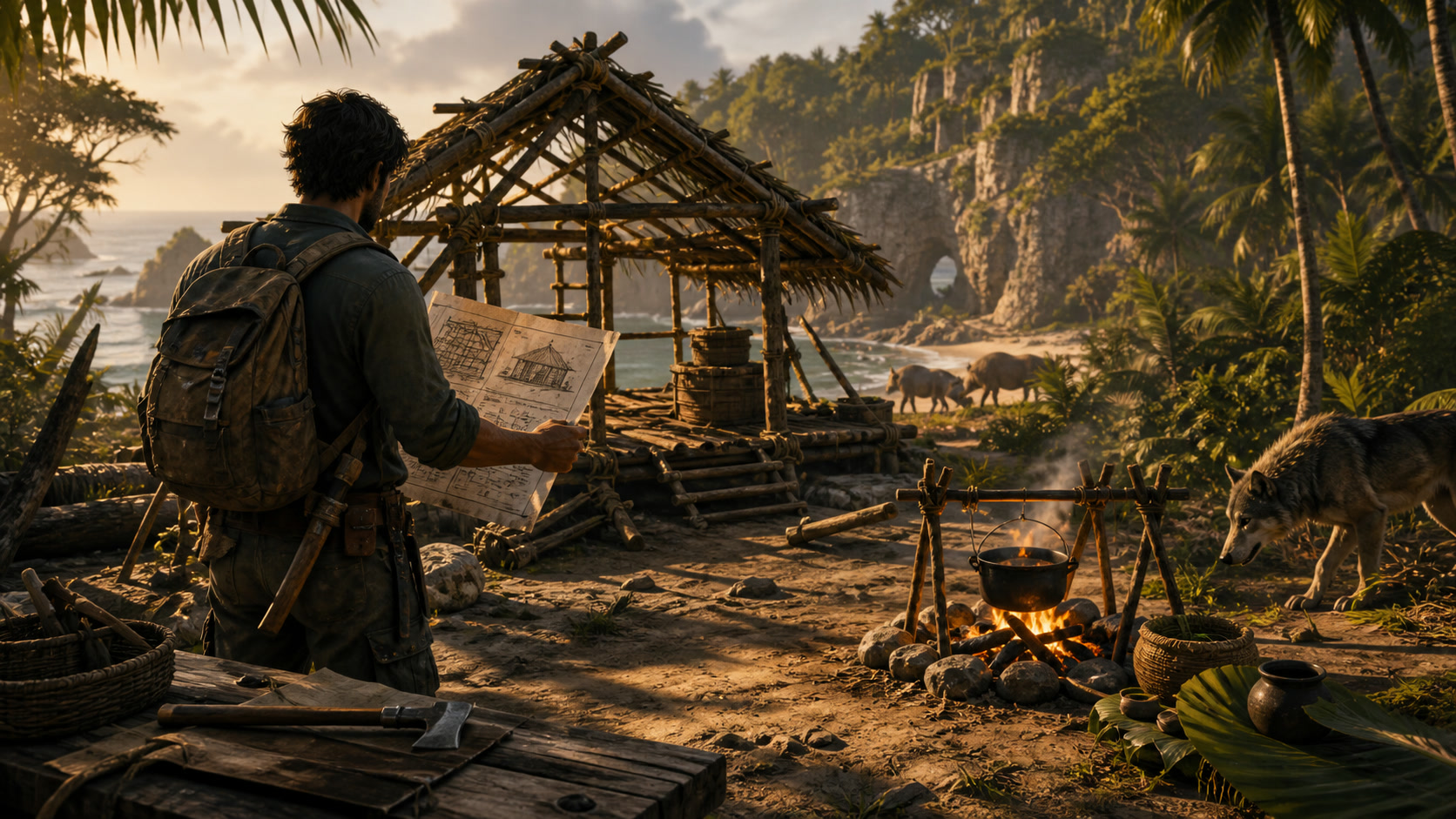 A structured overview of the major game systems and how they connect