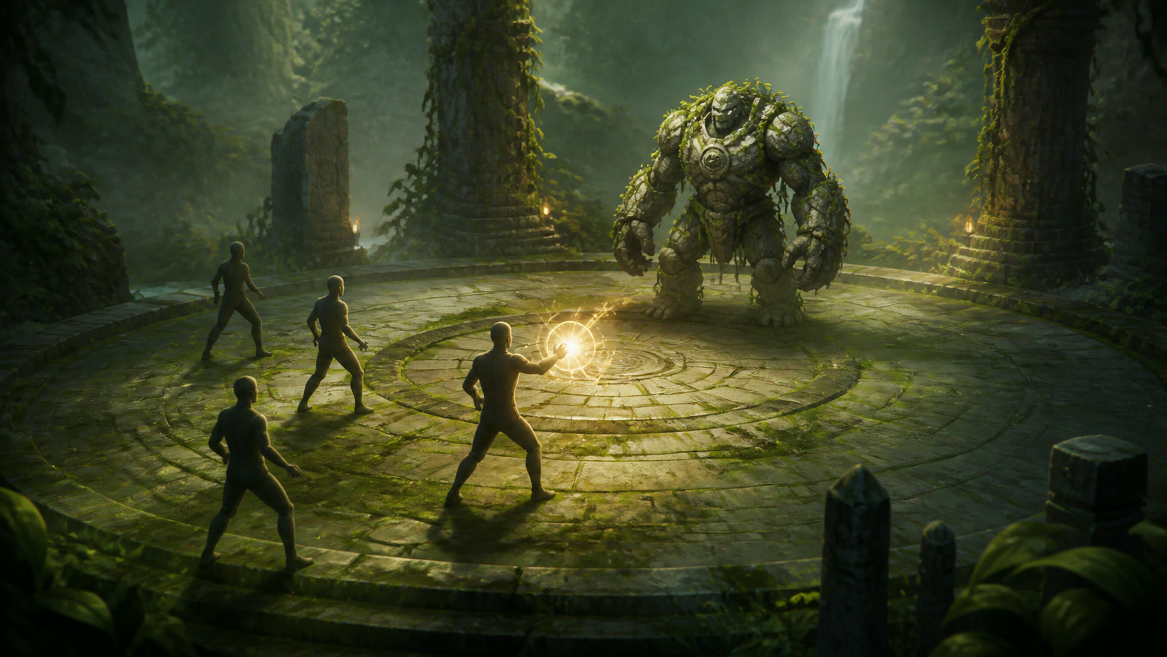 A game-world scene showing the main supporting systems of FINAL FANTASY IX for Android