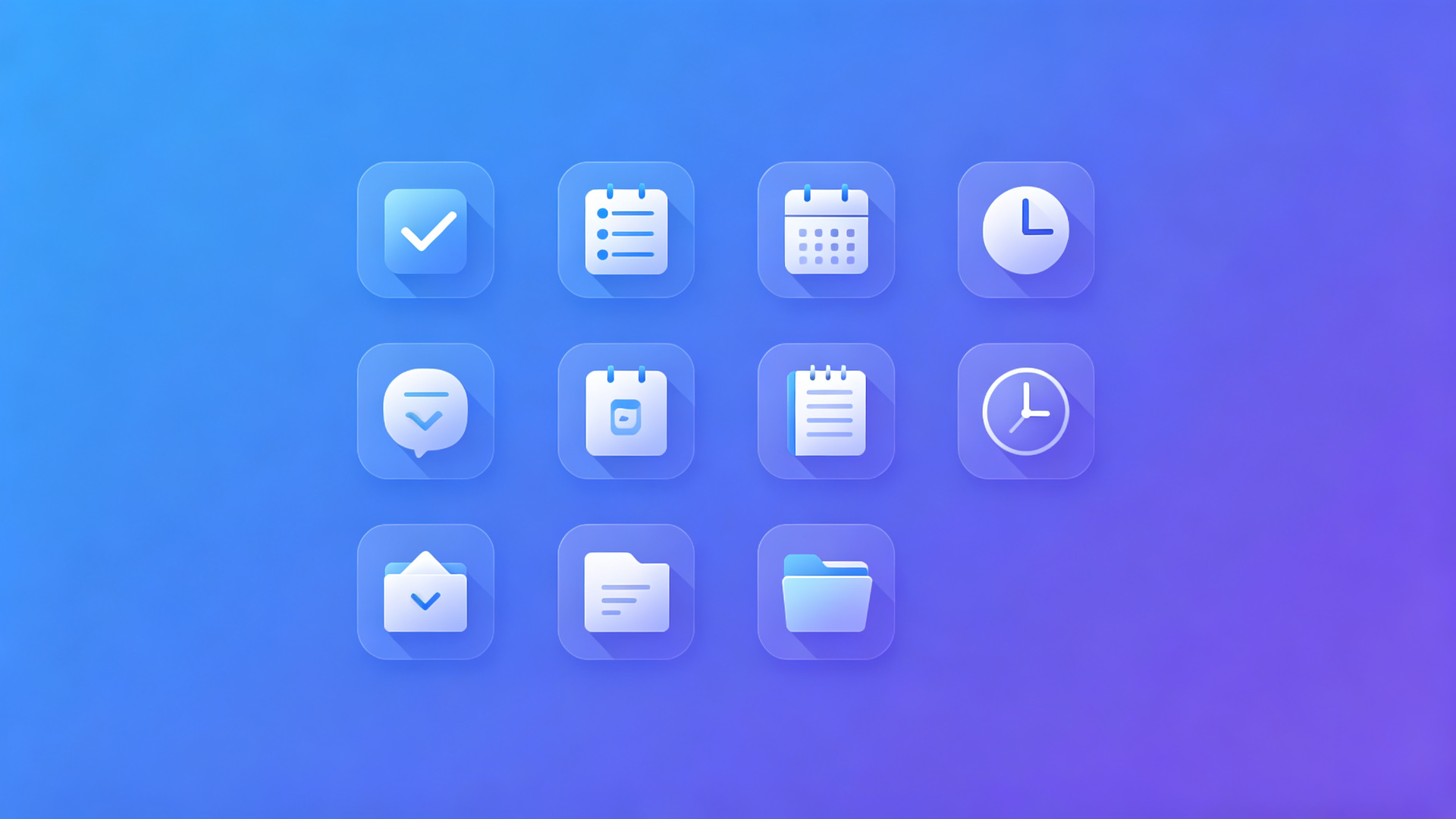 Productivity apps collection