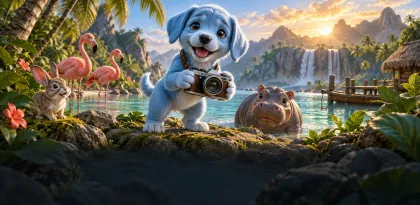 My Talking Hank Review: A Virtual Pet That Turns Care Into Island Photography