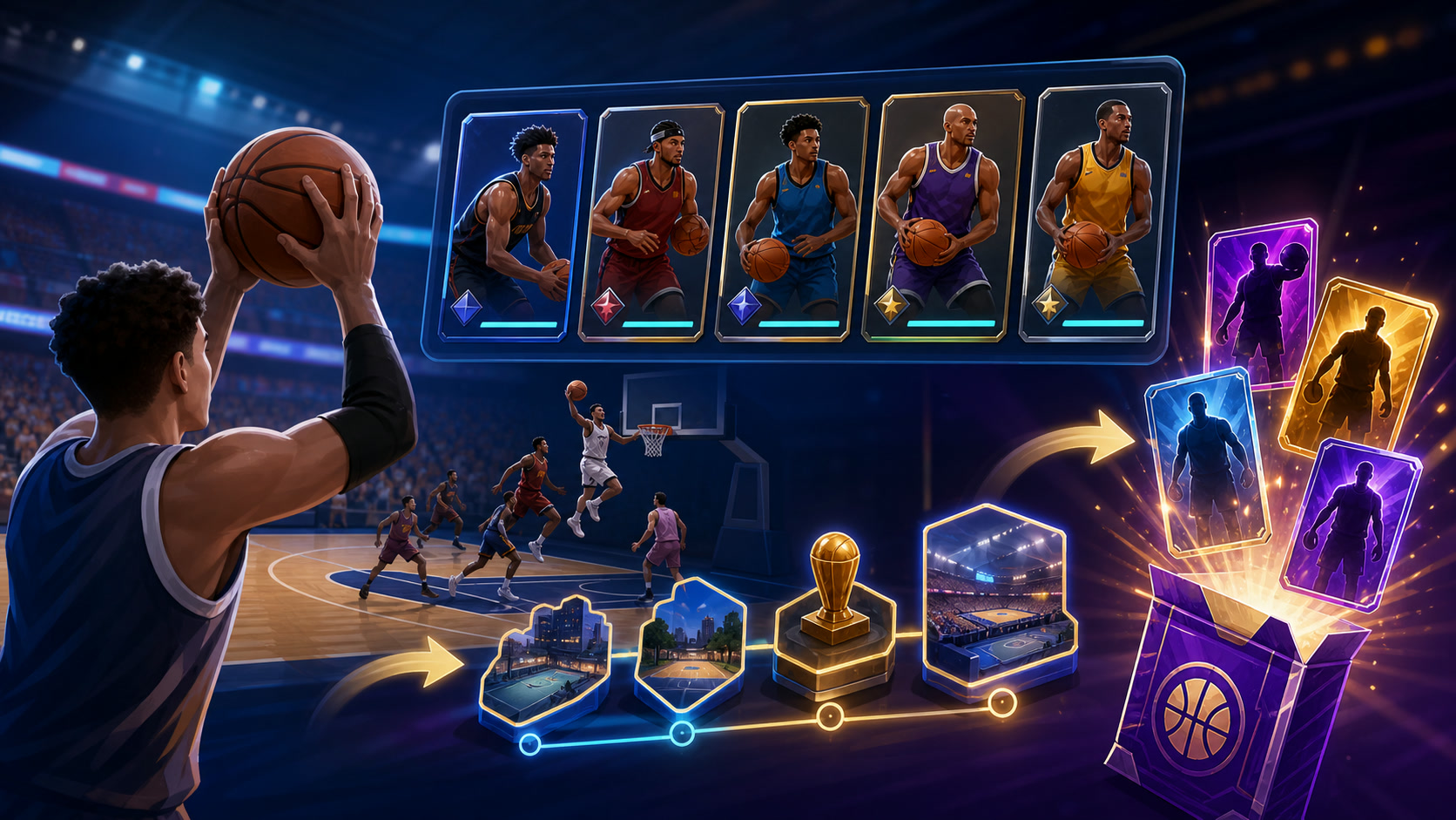 NBA 2K Mobile core gameplay concept