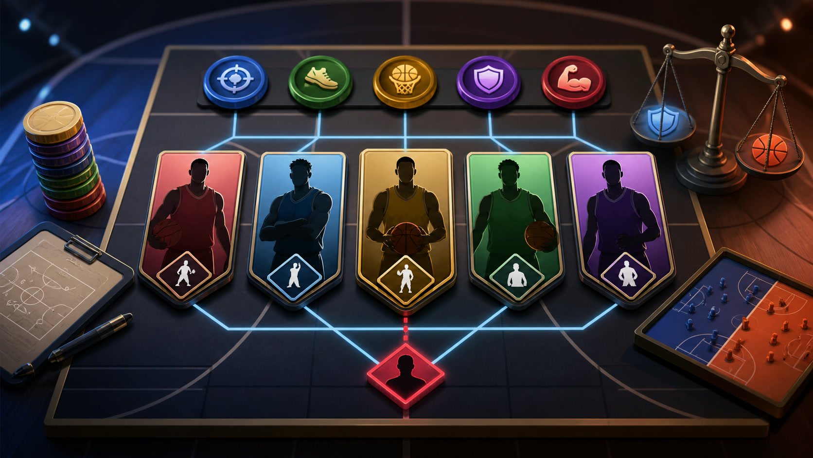 NBA 2K Mobile strategy concept