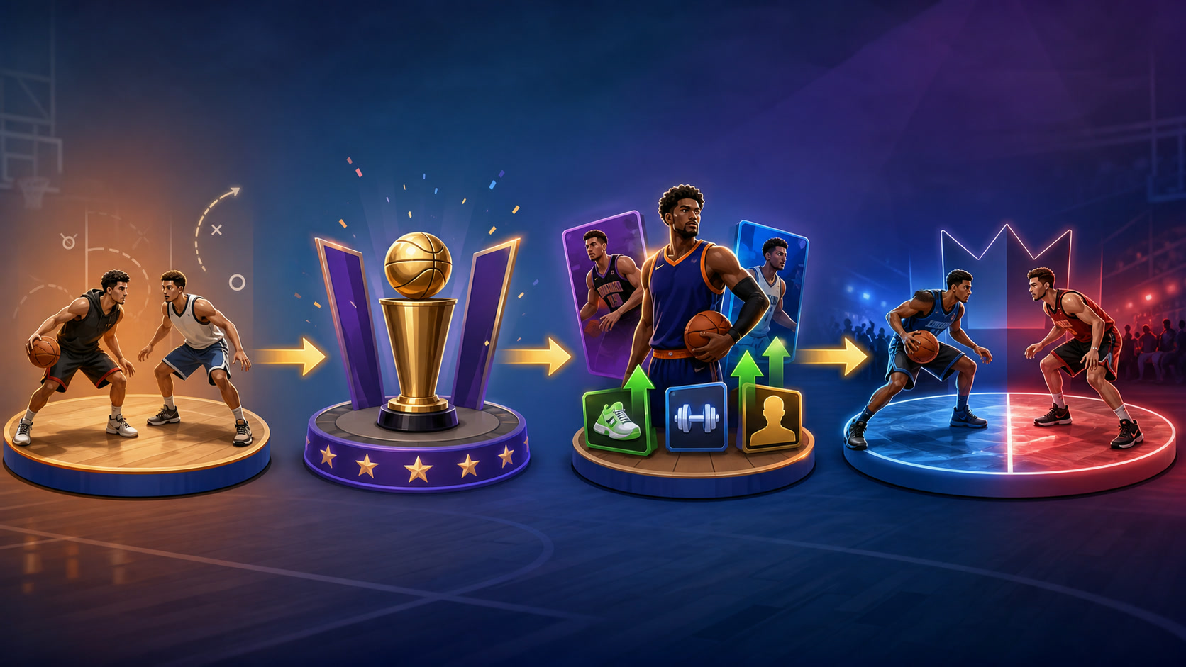 NBA 2K Mobile progression concept