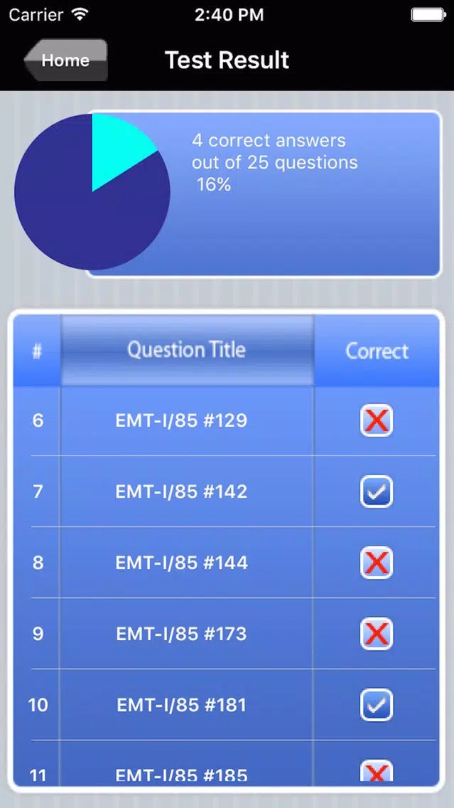 NREMT EMT I-85 Exam Prep Screenshots