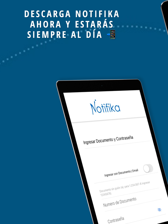 Notifika iPad Screenshots