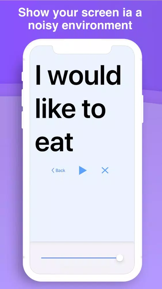 Captures d'écran de Type and speak: Text-based AAC