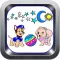 Puppies Paw Coloring Book