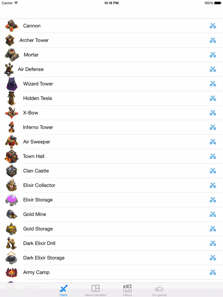 Free Gems Guide Calculator for Clash Of Clans - Coc & Xmod - No Hack iPad Screenshots