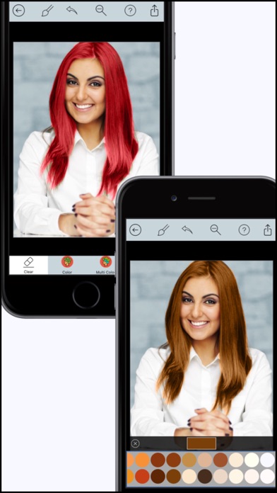 Hair Color Dye - Hair Style Changer Salon and Recolor Booth Editor Screenshots