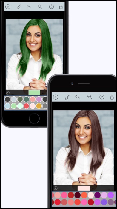 Hair Color Dye - Hair Style Changer Salon and Recolor Booth Editor Screenshots