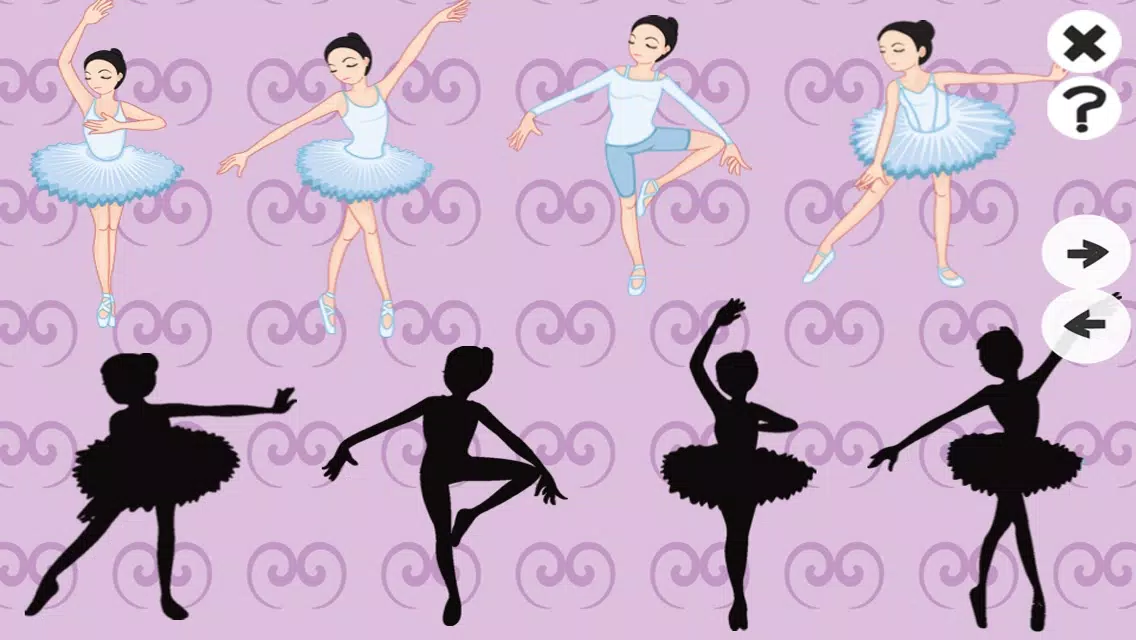 Screenshot di ABC & 123 Ballet School: Free Games For Kids! Learn Left& Right, Memorize, Count & Spell Dancers!