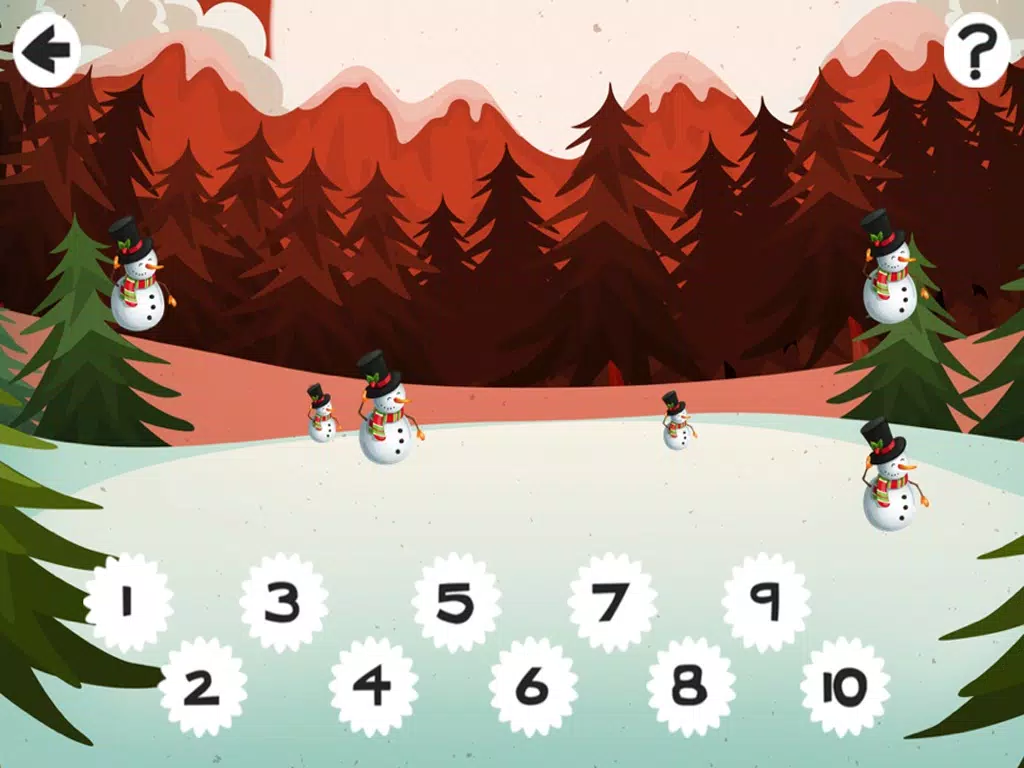 123 Christmas Holiday Count-ing Education & Learn-ing Math Kids Games iPad Screenshots