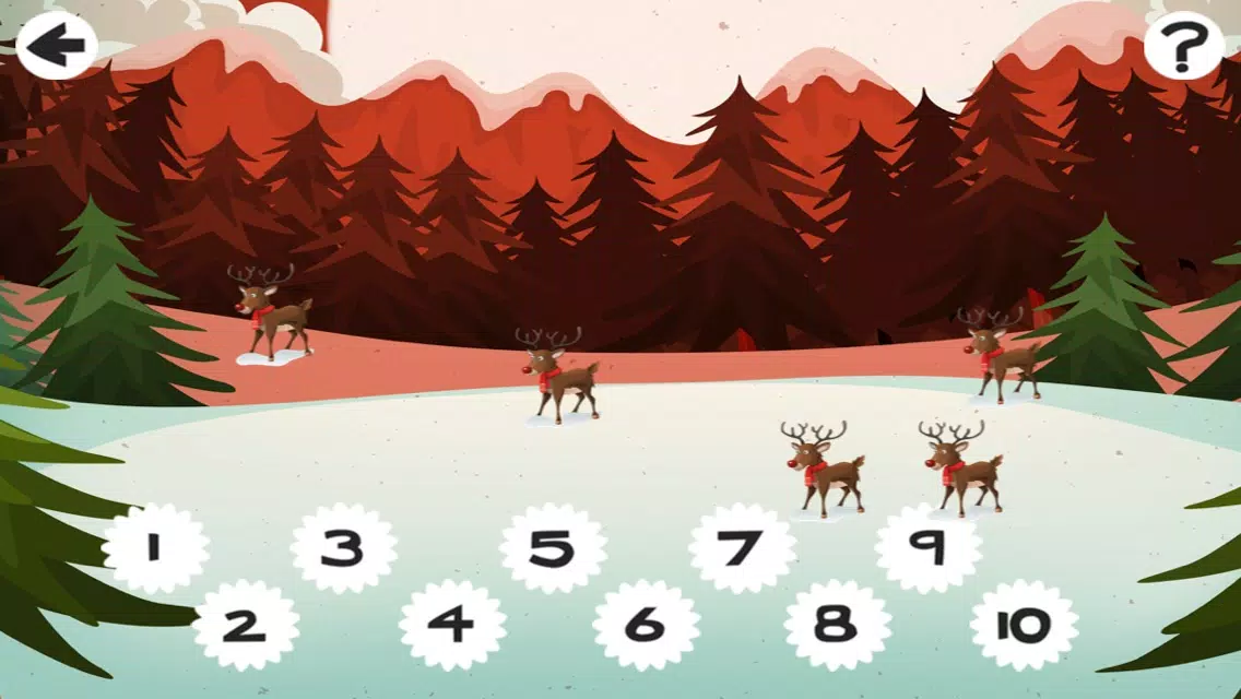 123 Christmas Holiday Count-ing Education & Learn-ing Math Kids Games Screenshots