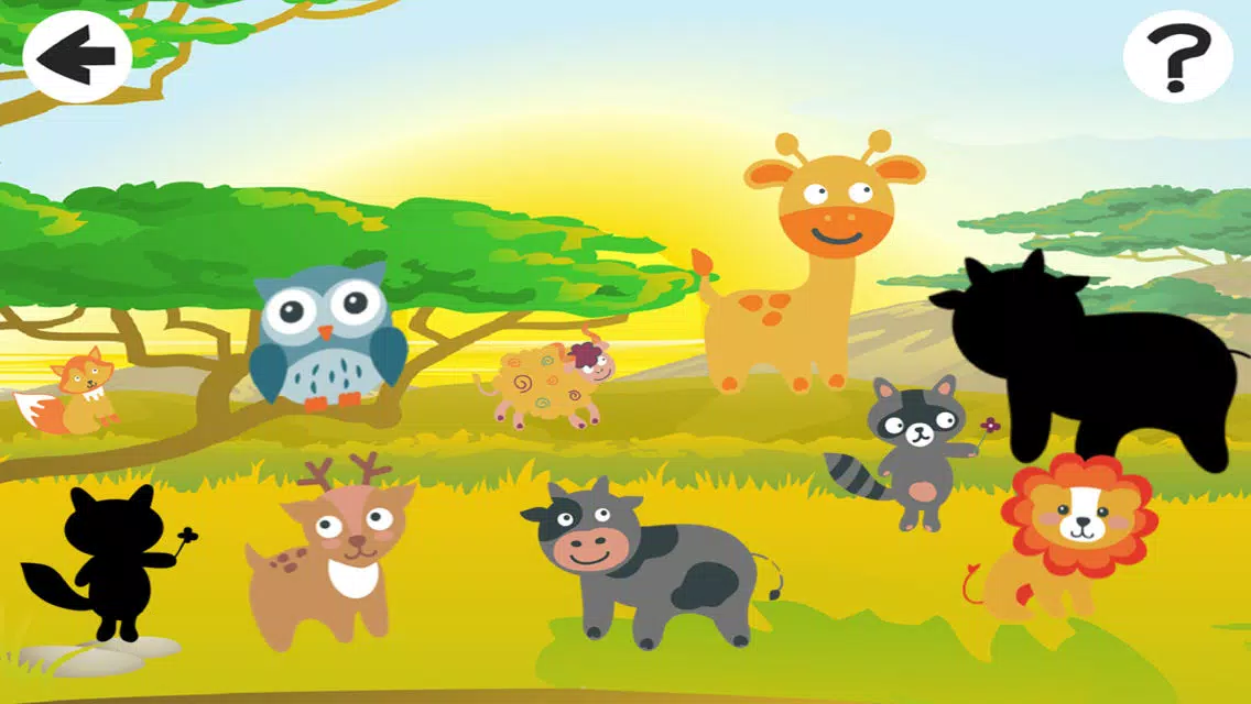 Animal-s from a Safari Trip in One Kid-s Puzzle Game For Play-ing, Teach-ing and Learn-ing Screenshots