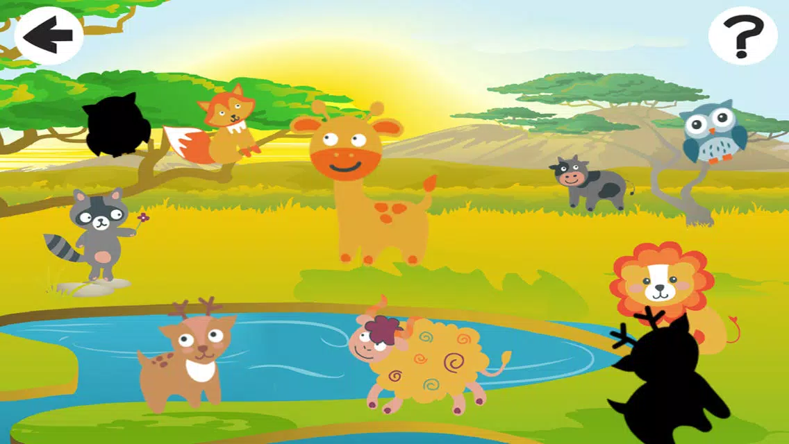 Animal-s from a Safari Trip in One Kid-s Puzzle Game For Play-ing, Teach-ing and Learn-ing Screenshots
