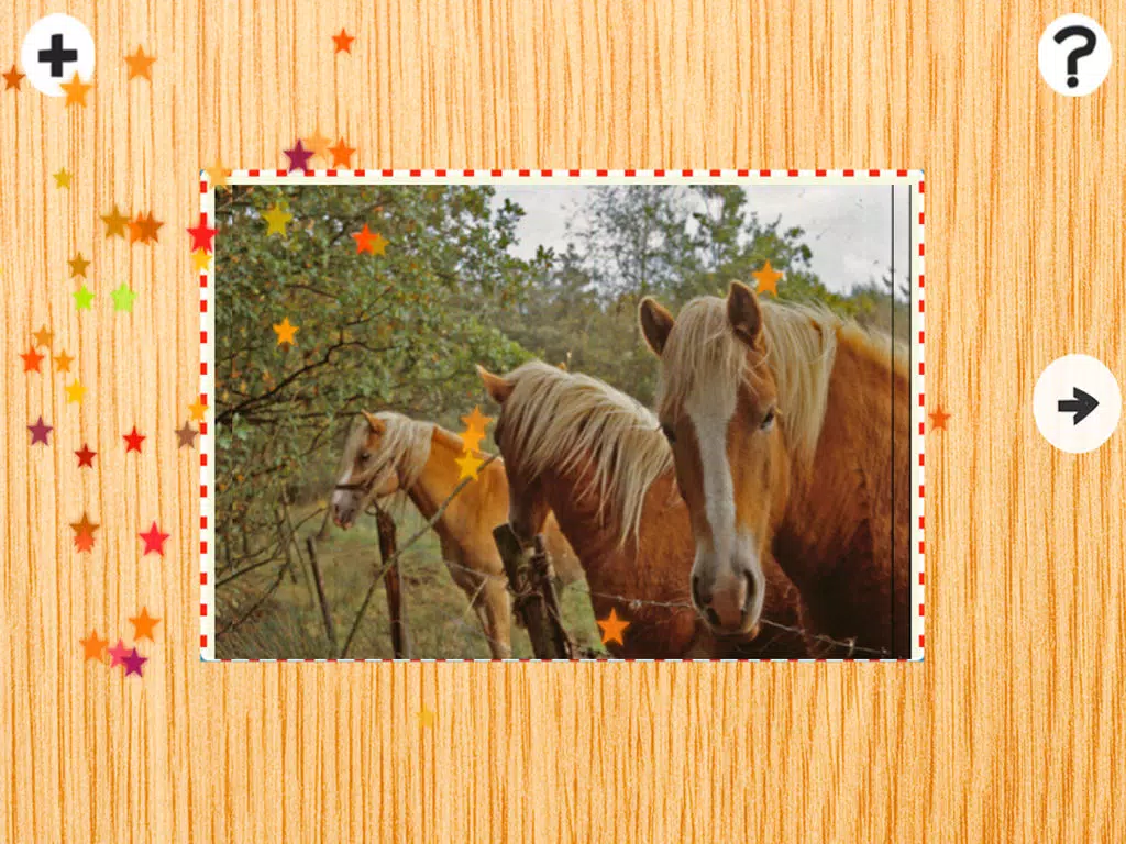 Animated Haflinger Horse-s Wood Puzzle With Beautiful Ponies - Gratis Educational Kids Game Fun For the Whole Family. Girls and Boys Learn iPad Screenshots