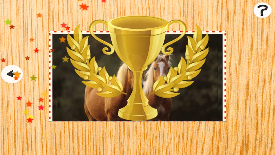 Animated Haflinger Horse-s Wood Puzzle With Beautiful Ponies - Gratis Educational Kids Game Fun For the Whole Family. Girls and Boys Learn Screenshots