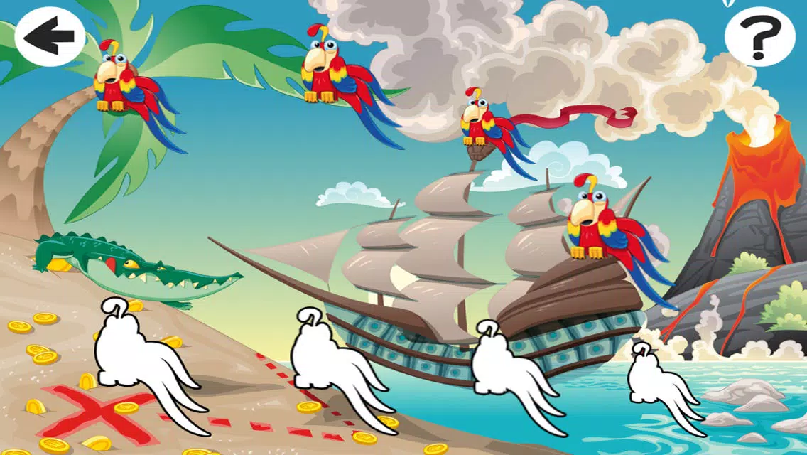 Car-ibbean Pirate-s with Hook-s in the Sea Kid-s Learn-ing Game-s Screenshots