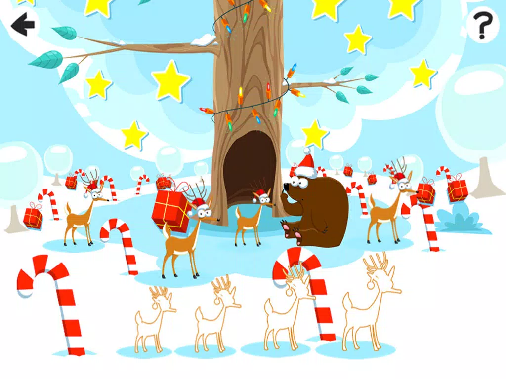 Adventurous X-mas Logic Game-s For Baby & Kids: Sort-ing By Size With Christmas Santa iPad Screenshots