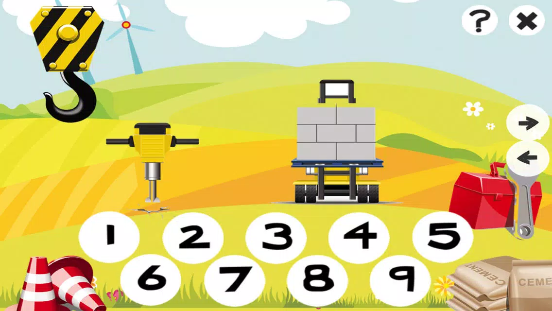ABC & 123 Construction Worker Kids Game with Many Challenges! Free Learn-ing, Fun Play-ing Challenge Screenshots