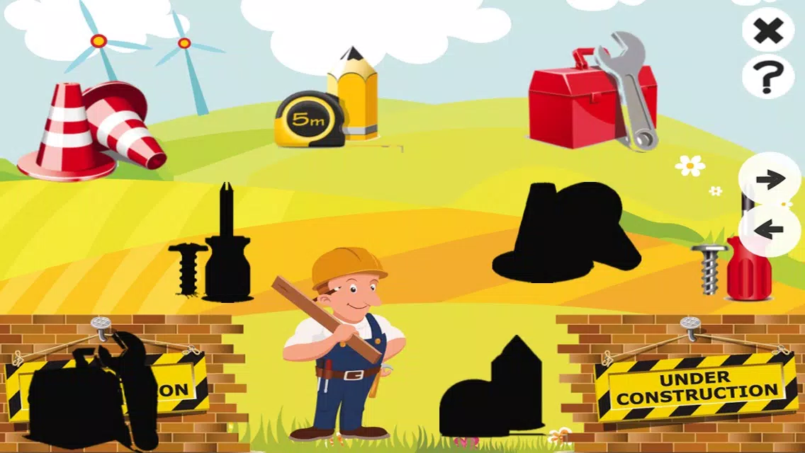 ABC & 123 Construction Worker Kids Game with Many Challenges! Free Learn-ing, Fun Play-ing Challenge Screenshots