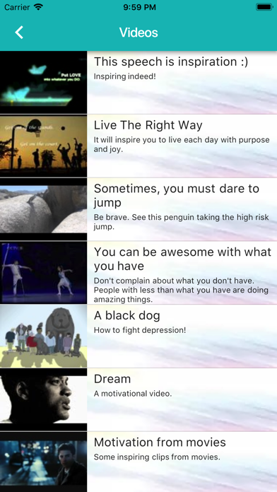 Inspirations - Get motivated! Screenshots