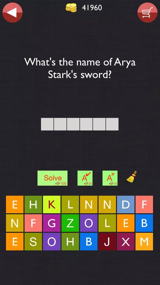 Trivia Quiz - For Throne Game Fans Guess the right word Screenshots