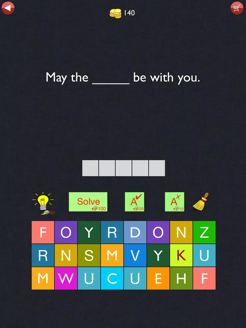 Movie Quotes - Guess the Missing Word in Movie Dialogue Quiz iPad Screenshots