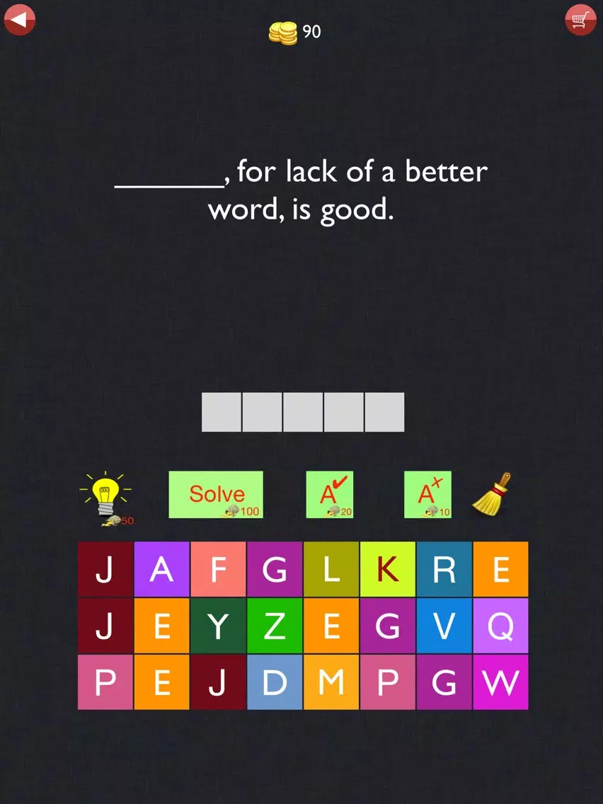 Movie Quotes - Guess the Missing Word in Movie Dialogue Quiz iPad Screenshots