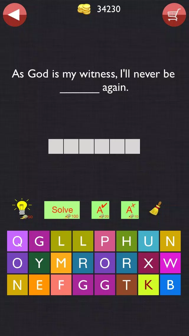 Movie Quotes - Guess the Missing Word in Movie Dialogue Quiz Screenshots