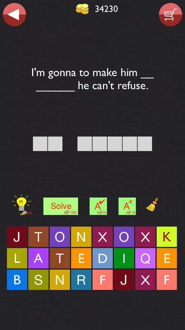 Movie Quotes - Guess the Missing Word in Movie Dialogue Quiz Screenshots