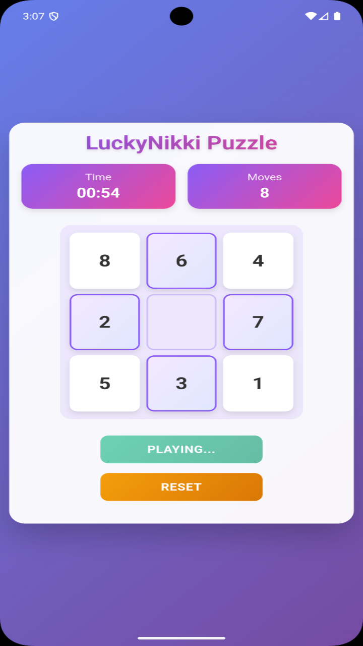 Capturas de tela do Luckynikki