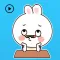 Cute Little Rabbit Sticker