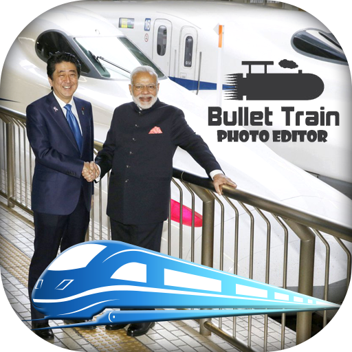 Modi Ki Bullet Train Photo Editor