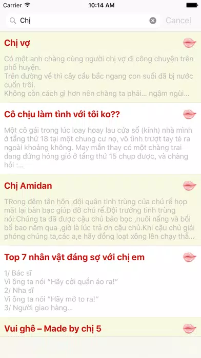 Truyen Nguoi Lon - Truyện Người Lớn Cười 18+ Screenshots