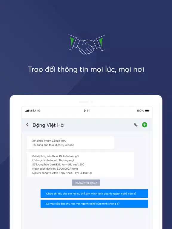 ASP MISA - Nền tảng kế toán iPad 應用截圖
