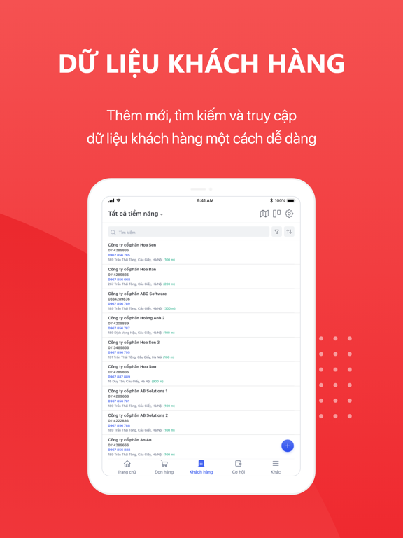 MISAJSC CRM(Nội bộ) iPad स्क्रीनशॉट